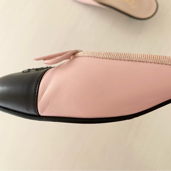 Chanel Cap Toe Kitten Heal Mules, size 8.5 - Picture 10 of 16